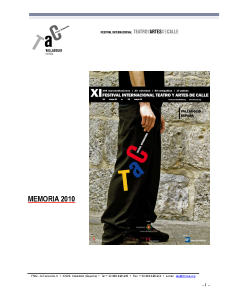 Portada del documento Memoria Edición XI (Año 2010).pdf